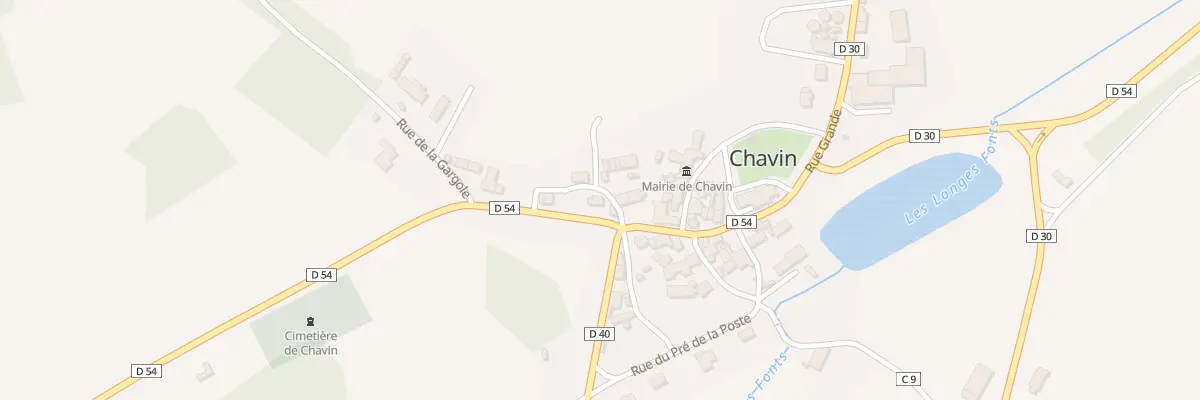 Plan du 4 Rue de l’Ecole à Chavin