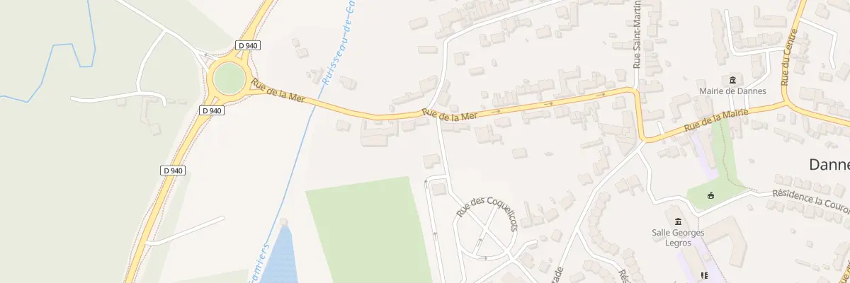 Plan du 23 Rue de la Mer à Dannes