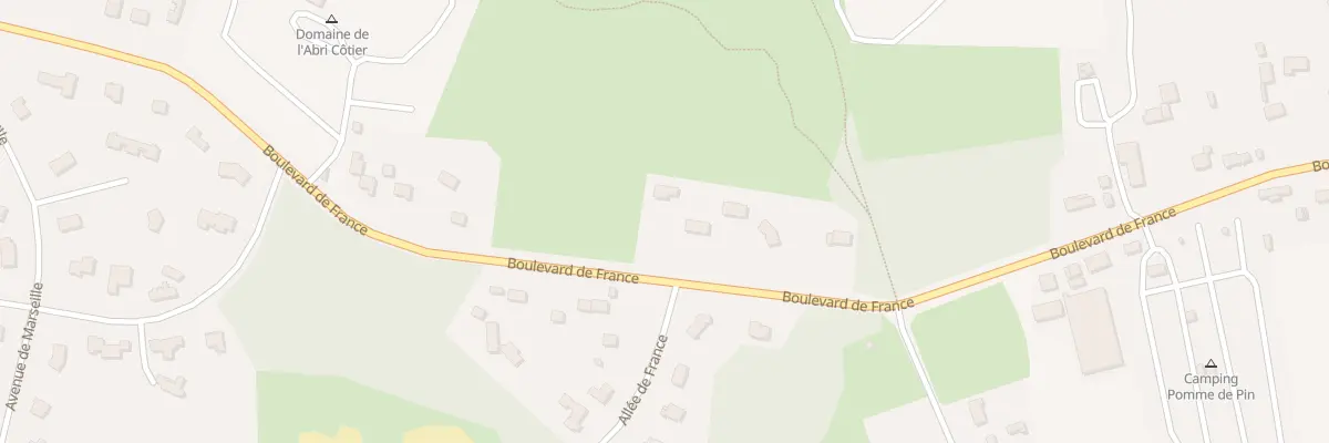 Plan du 740 Bd de France à Cucq