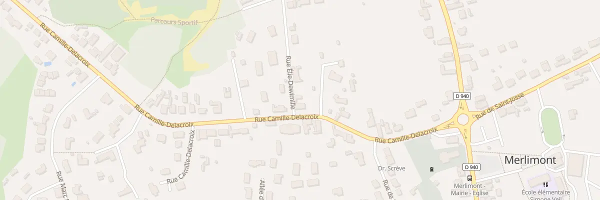 Plan du 260 Rue Camille Delacroix à Merlimont