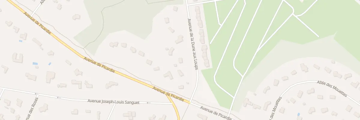 Plan du 894 Av de la Dune aux Loups au Touquet-Paris-Plage