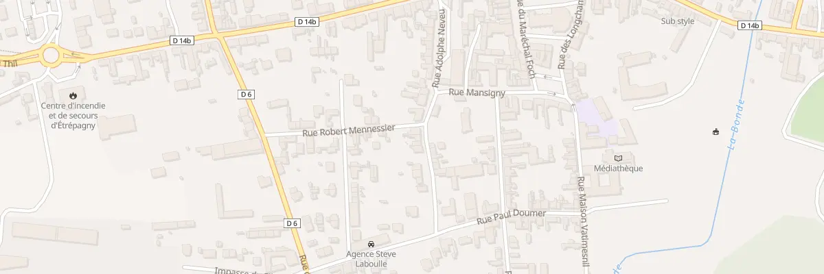 Plan du 28 Rue Mansigny à Étrépagny