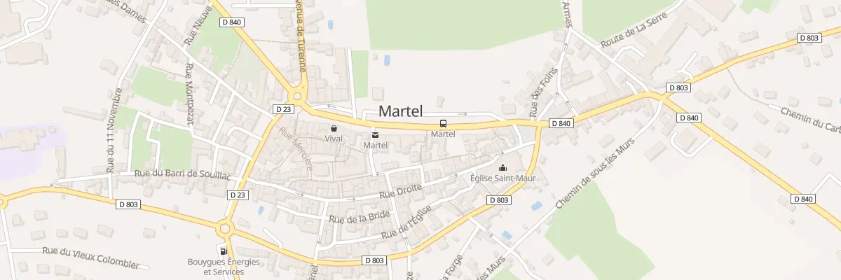 Plan du 138 Av du Général de Gaulle à Martel