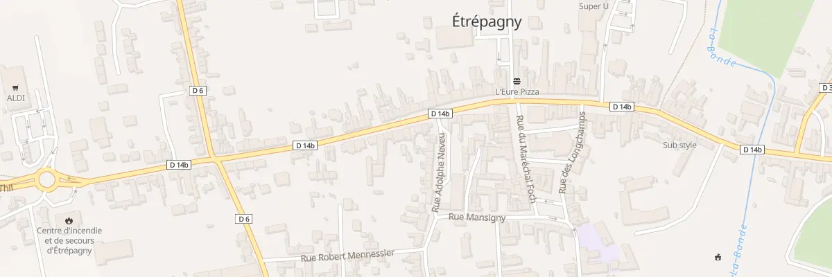 Plan du 69 Rue Georges Clemenceau à Étrépagny
