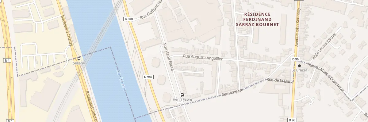 Plan du 6 Rue Auguste Angellier à Boulogne-sur-Mer
