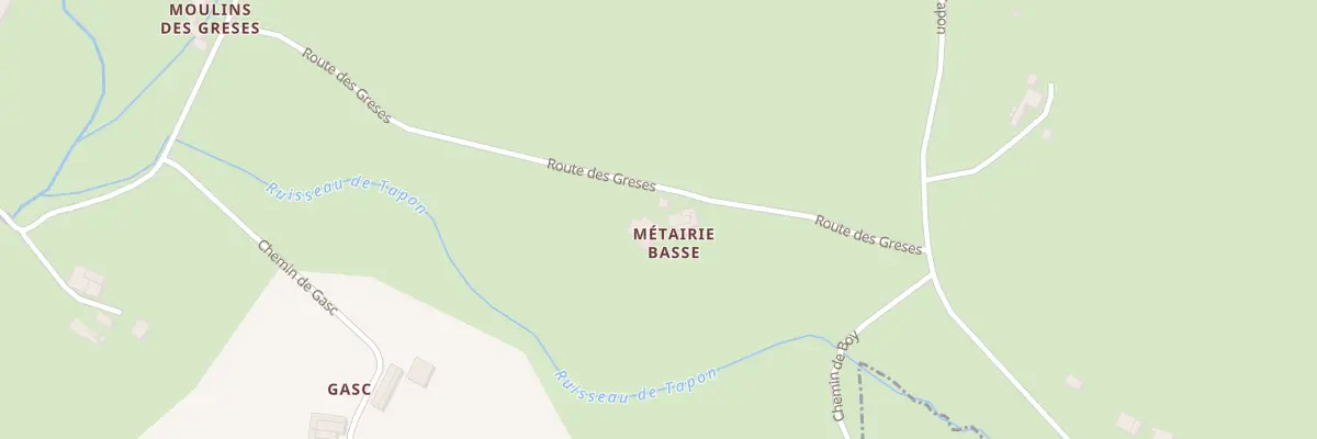 Plan du 360 Rte des Greses à Cayriech