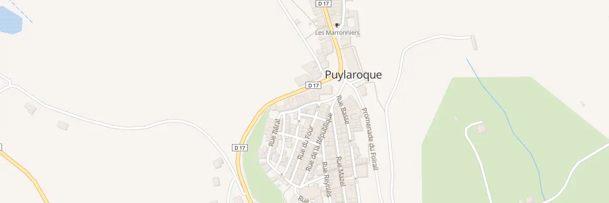 Plan du 5390 Rue Béral à Puylaroque