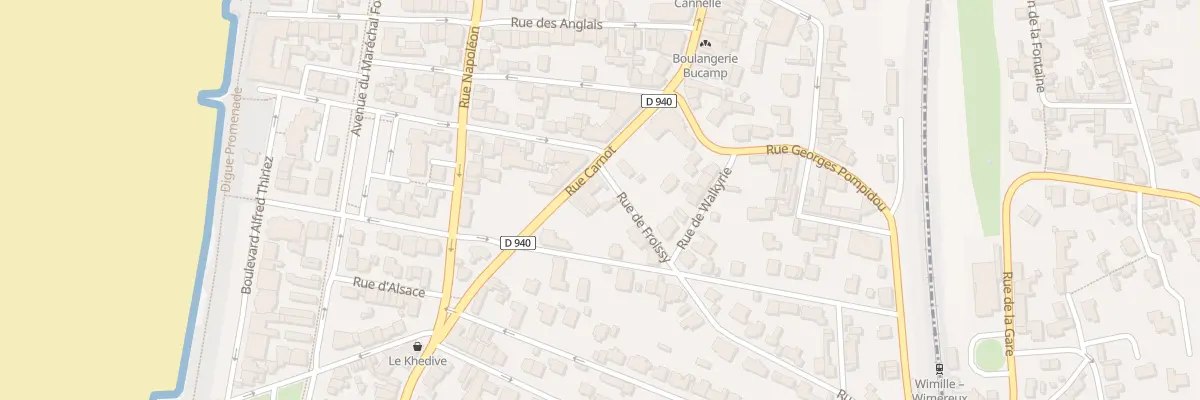 Plan du 127 Rue Carnot à Wimereux