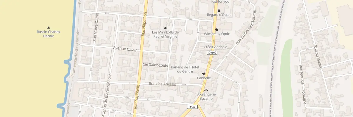 Plan du 23 Rue des Mauriciens à Wimereux