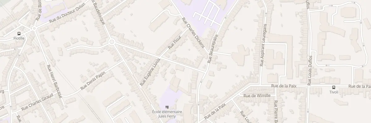 Plan du 10 Rue Bertulphe Gosselin à Boulogne-sur-Mer