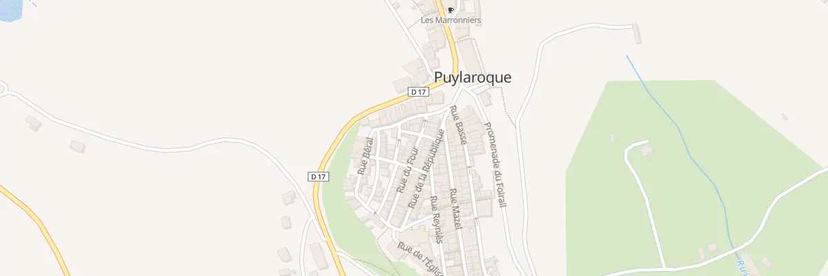 Plan du 5382 Rue du Four à Puylaroque