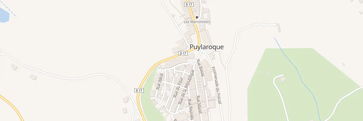 Plan du 5349 Rue Béral à Puylaroque