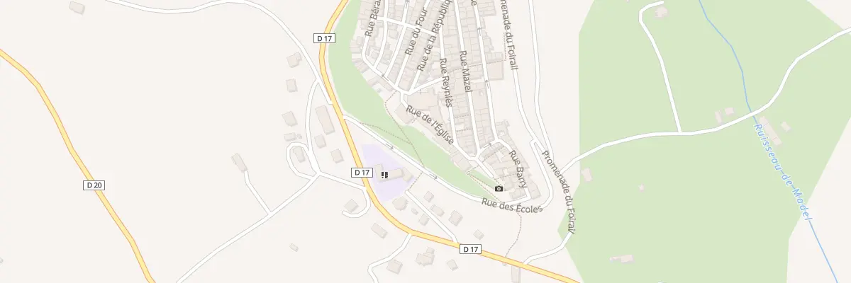 Plan du 5309 Rue de l’Eglise à Puylaroque