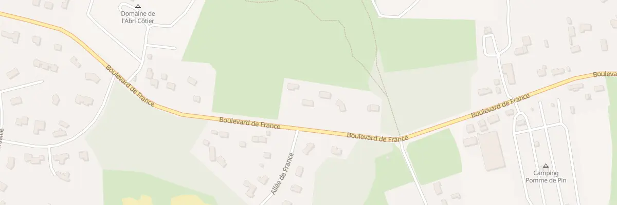 Plan du 722 Bd de France à Cucq