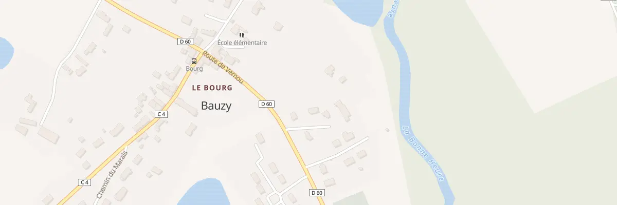 Plan du 4B Rte de Vernou à Bauzy