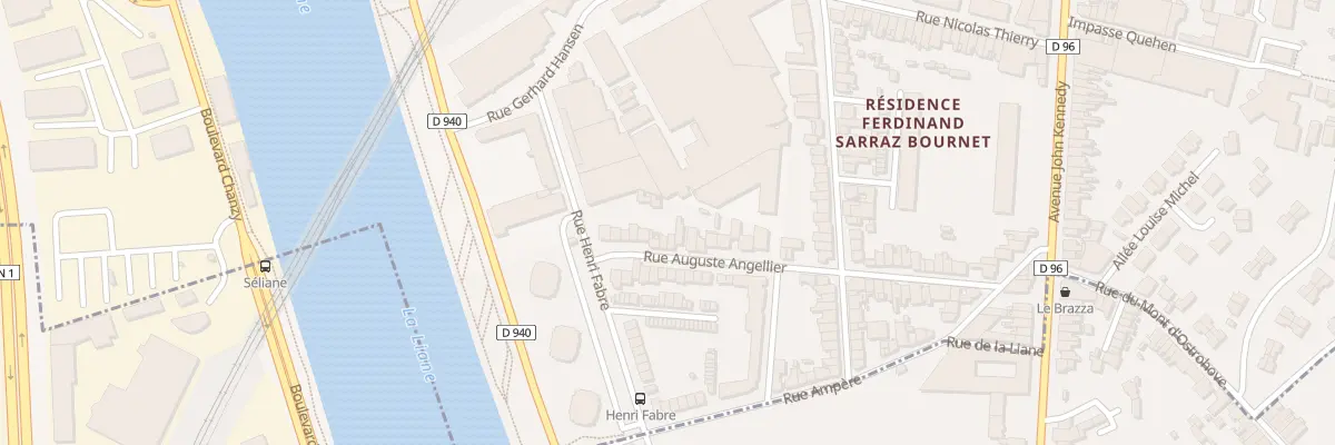 Plan du 13 Rue Auguste Angellier à Boulogne-sur-Mer
