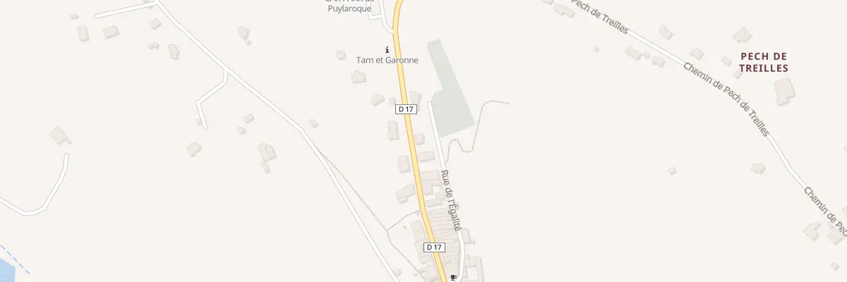 Plan du 44 Bd Gambetta à Puylaroque