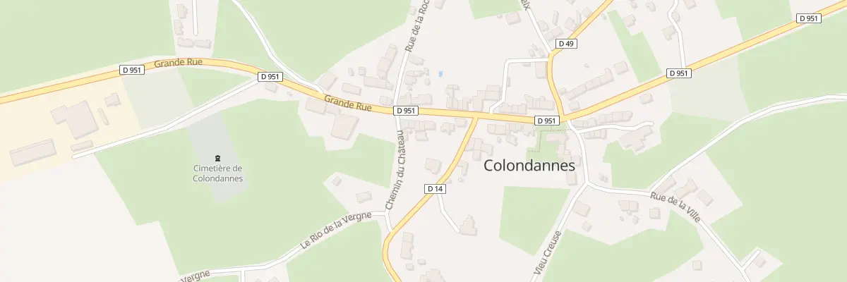Plan du 3 Chem du Château à Colondannes