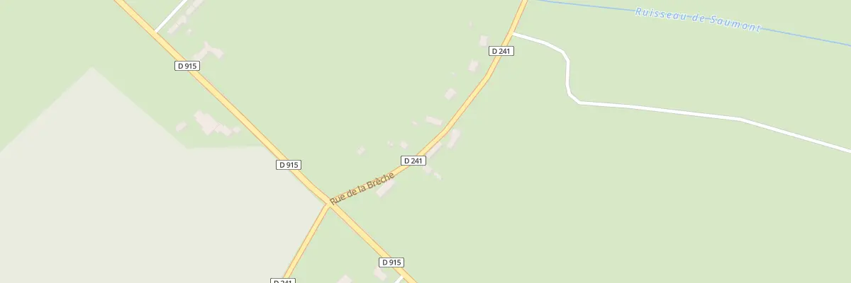 Plan du 82 Rue de la Breche à Saumont-la-Poterie