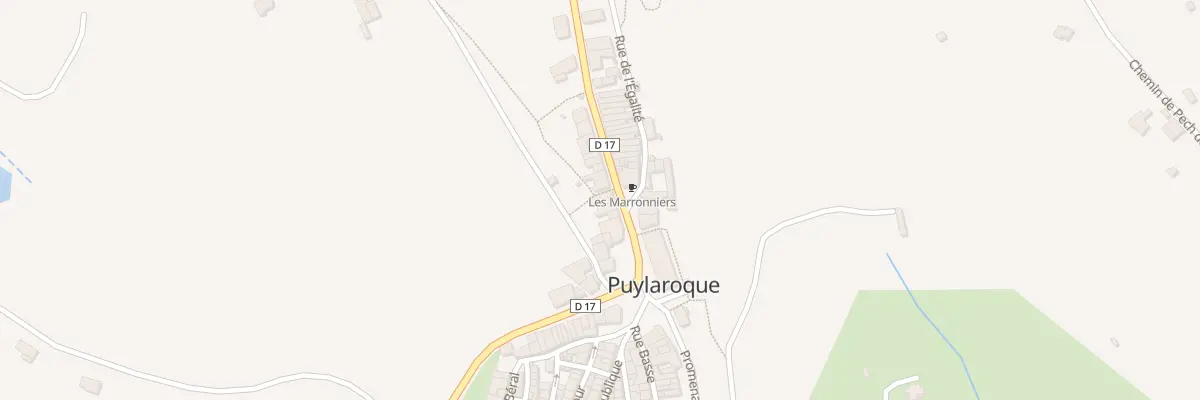Plan du 9 Bd Gambetta à Puylaroque