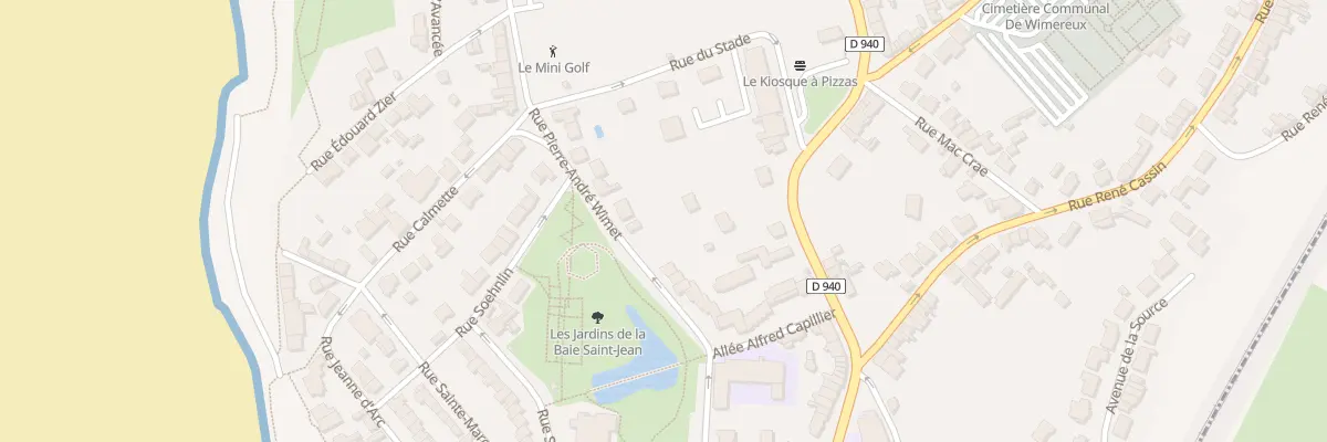 Plan du 20 Rue Andre Wimet à Wimereux