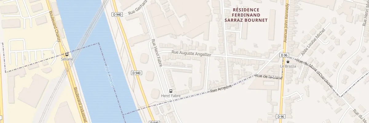 Plan du 18 Rue Auguste Angellier à Boulogne-sur-Mer