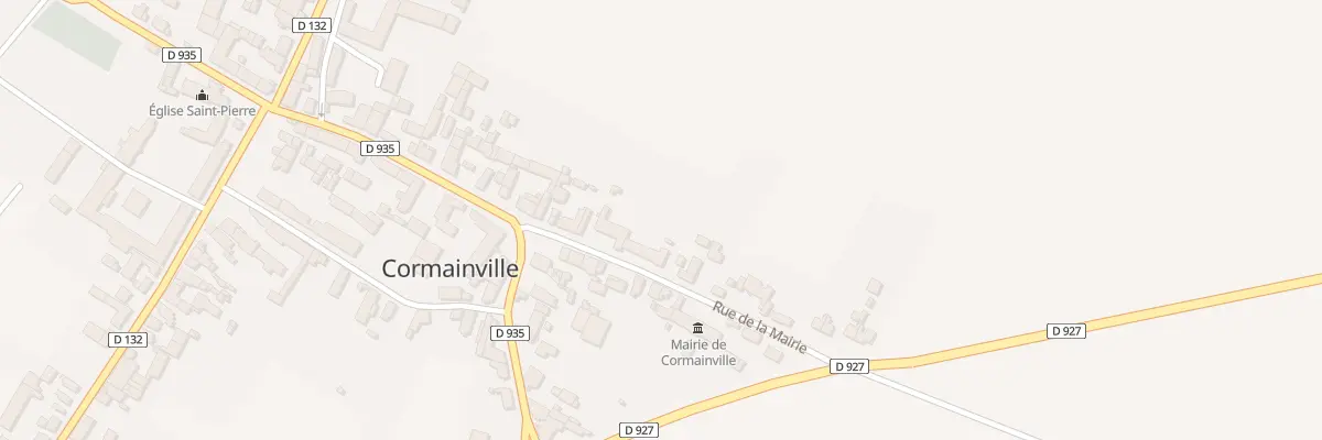 Plan du 8 Rue de la Mairie à Cormainville