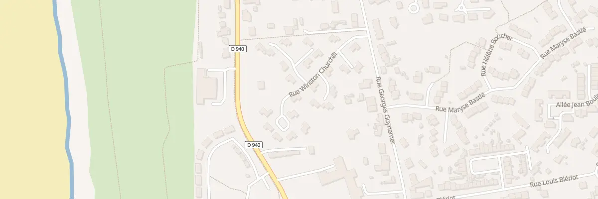 Plan du 7 Rue Winston Churchill à Wimereux