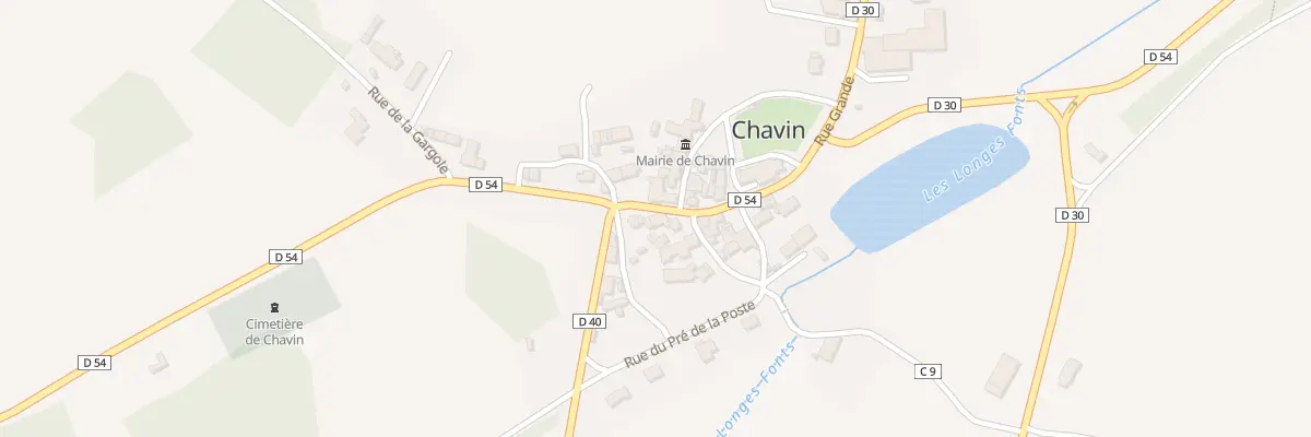 Plan du 5045 Le Bourg à Chavin