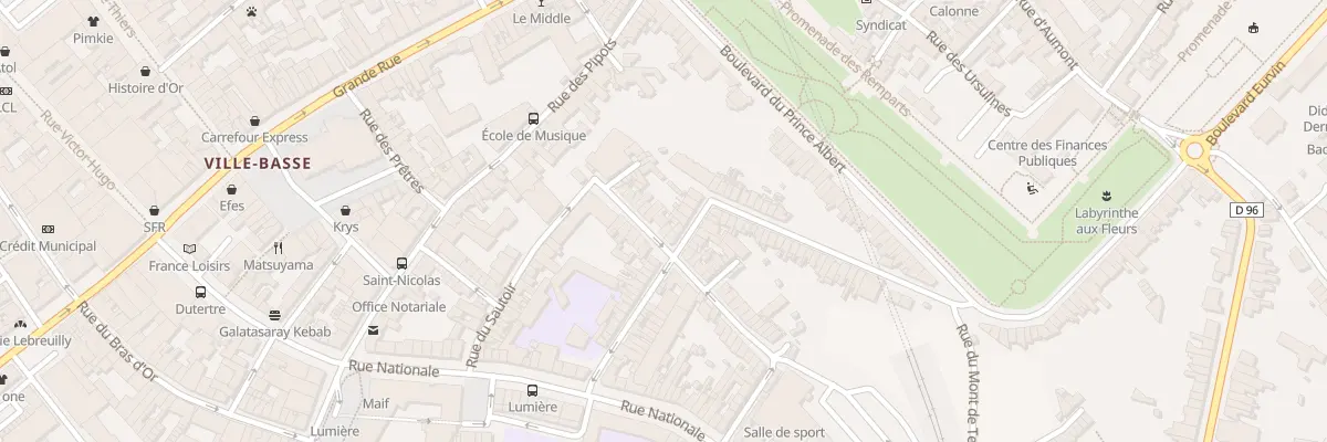 Plan du 23 Rue de l’Ancien Rivage à Boulogne-sur-Mer