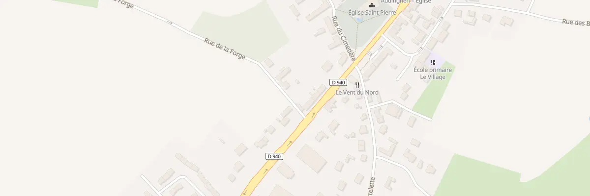Plan du 299 Rue Principale à Audinghen