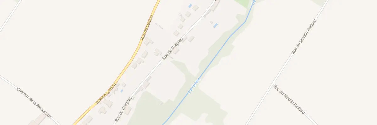 Plan du 25 Rue de Guignes à Tavers
