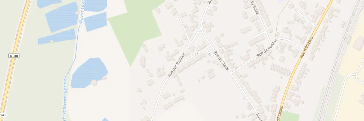 Plan du 1 Rue des Prairies à Dannes