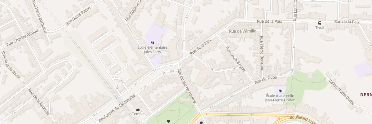 Plan du 2 Rue de la Paix à Boulogne-sur-Mer