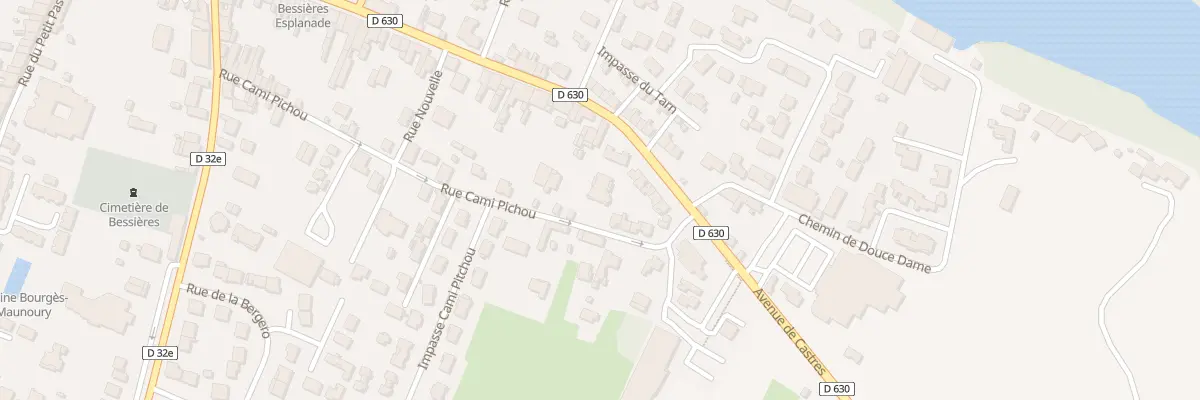 Plan du 351 Rue Cami Pichou à Bessières