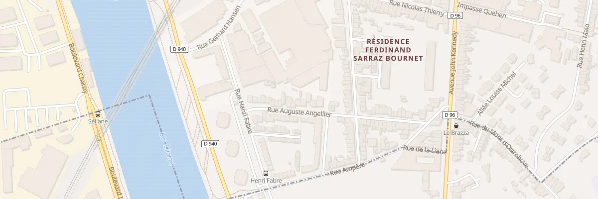 Plan du 23 Rue Auguste Angellier à Boulogne-sur-Mer