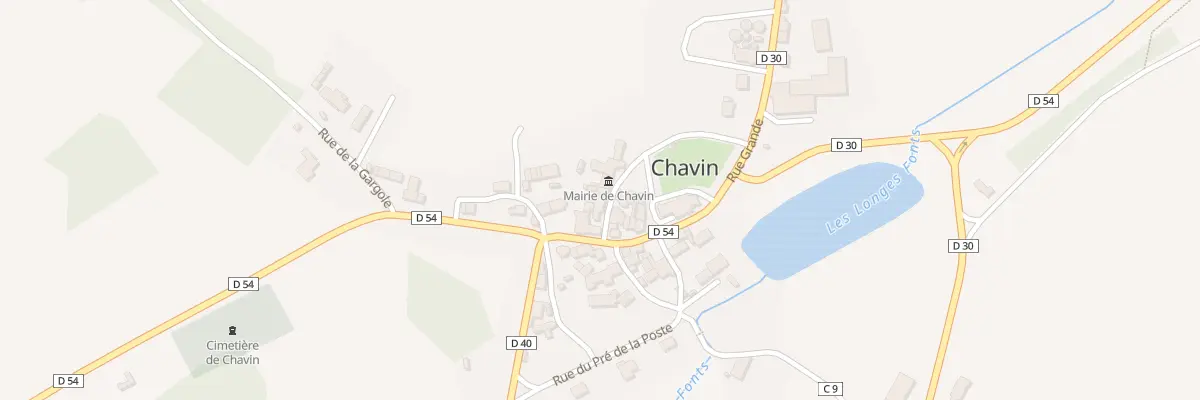 Plan du 3 Rue du Commerce à Chavin