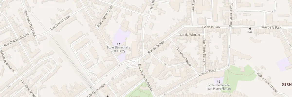 Plan du 4 Rue de Beaurepaire à Boulogne-sur-Mer
