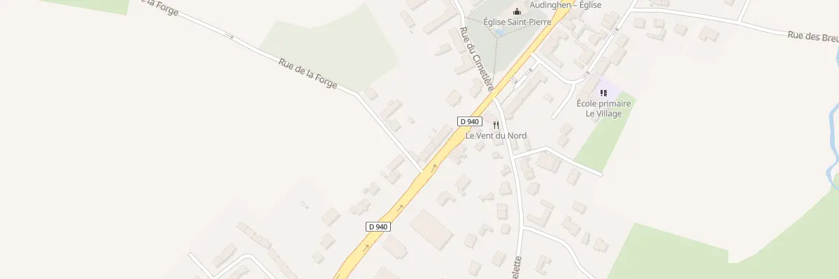 Plan du 313 Rue Principale à Audinghen