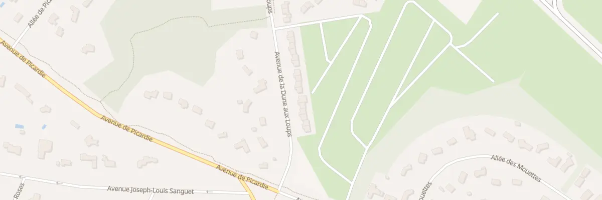Plan du 9035 Av de la Dune aux Loups au Touquet-Paris-Plage