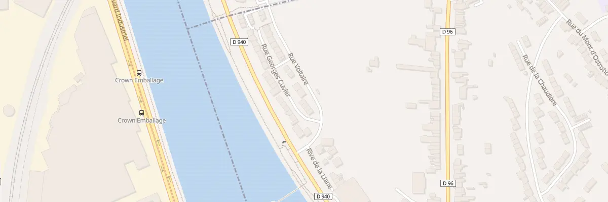Plan du 11 Rue Voltaire à Saint-Martin-Boulogne
