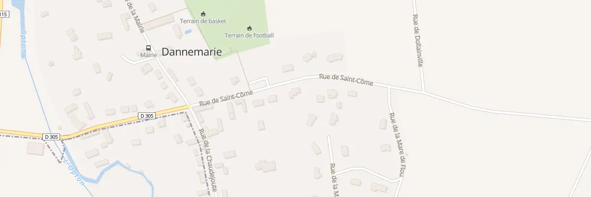 Plan du 11 Rue de Saint Come à Dannemarie