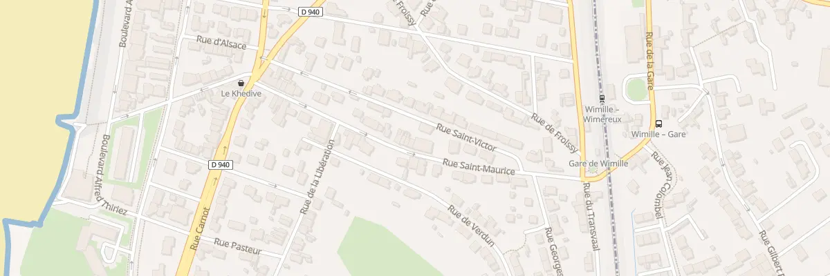 Plan du 33 Rue Saint Maurice à Wimereux