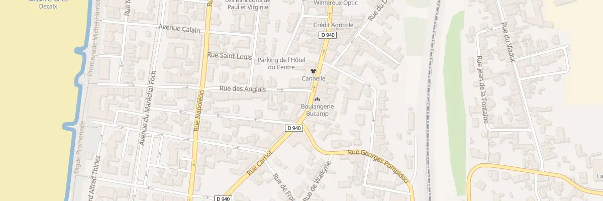 Plan du 94 Rue Carnot à Wimereux