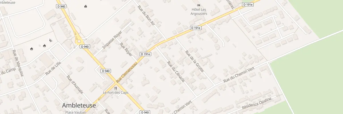 Plan du 4 Rue du Cénacle à Ambleteuse