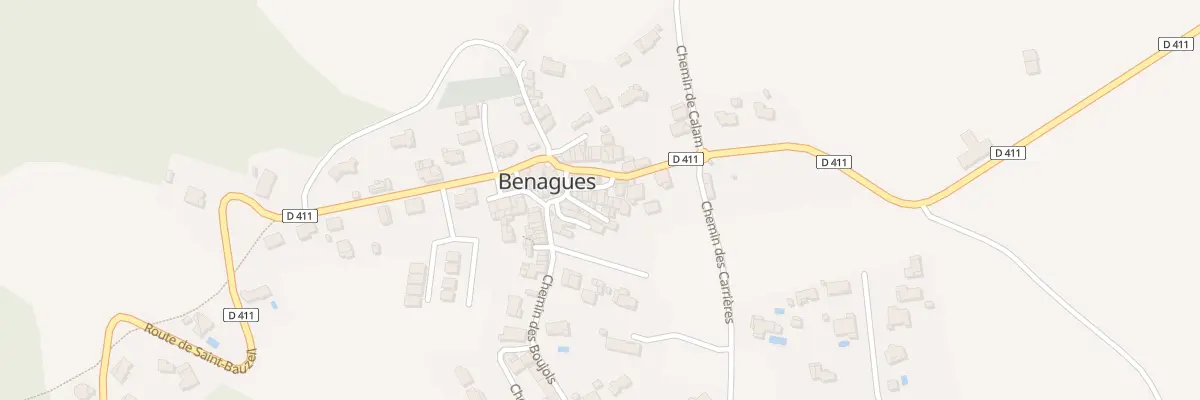 Plan du 3 Rue Petite Rue à Benagues