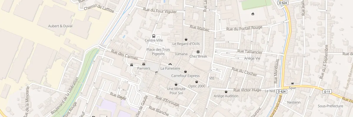 Plan du 5 Rue Gabriel Peri à Pamiers