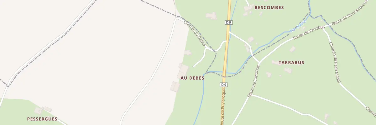 Plan du 5005 Au Debes à Cayriech