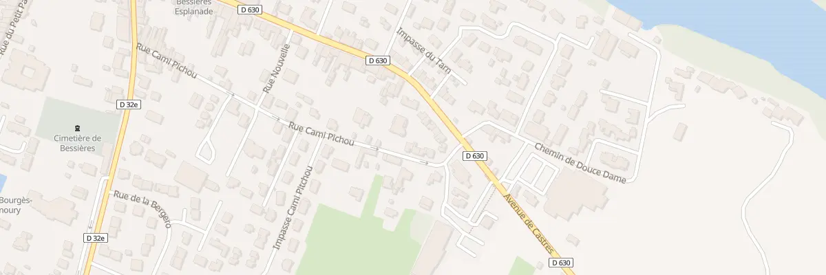 Plan du 375 Rue Cami Pichou à Bessières