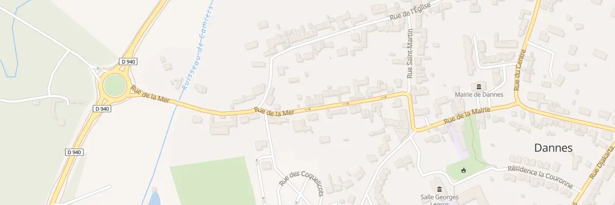 Plan du 22 Rue de la Mer à Dannes